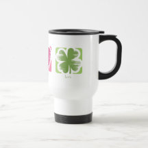 Peace, Love & Irish Luck 2 Travel Mug