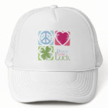 Peace, Love &amp; Irish Luck Hat
