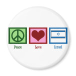 Peace Love Israel magnets