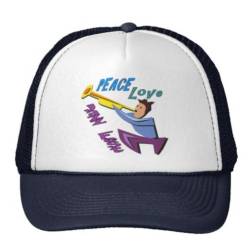 Peace Love Jazz Fest Trucker Hats