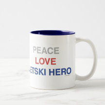Peace Love Jetski Hero Mug