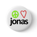 Peace, Love, Jonas buttons by justinquesadilla Peace, Love, Jonas buttons