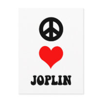 PEACE LOVE JOPLIN POST CARDS