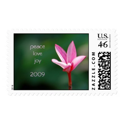 Peace Love Joy 2009 Postage by pulsDesign