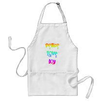 Peace Love Joy Aprons