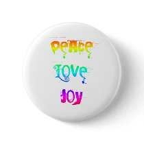 Peace Love Joy Buttons