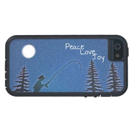 Peace, Love, Joy / Fly Fisherman in Snow Case For iPhone 5