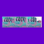 Peace, Love, Joy, Fulfillment, Bright Future bumper stickers