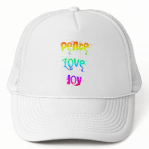 Peace Love Joy Hat