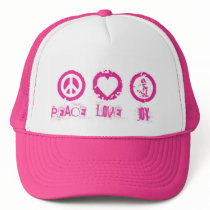 PEACE LOVE JOY Hat by redphoenixdragon PEACE LOVE JOY Hat