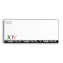 Peace Love & Joy Holiday Chic Envelope