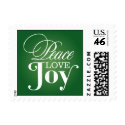 PEACE LOVE JOY  | HOLIDAY POSTAGE postage