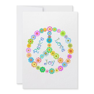 Peace Love Joy invitation Peace Love Joy invitation