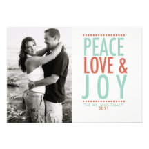Peace Love & Joy Invite