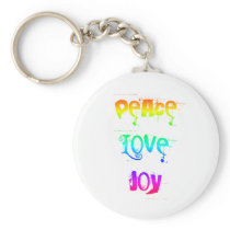 Peace Love Joy Key Chains