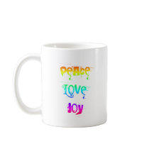 Peace Love Joy Mug