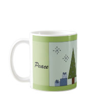 Peace, Love, Joy Coffee Mugs