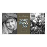 Peace Love & Joy - Photo Card