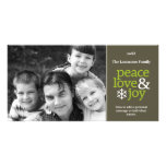 Peace Love & Joy - Photo Card