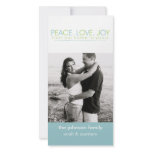 Peace Love Joy Picture Card