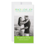 Peace Love Joy Photo Card