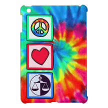 Peace, Love, Justice Cover For The iPad Mini