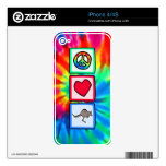 Peace, Love, Kangaroos Decal For The iPhone 4S