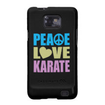 Peace Love Karate Samsung Galaxy Covers