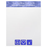 Peace Love Kayaking Letterhead