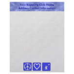 Peace Love Kayaking Customized Letterhead