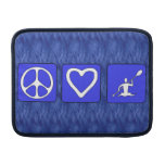 Peace Love Kayaking MacBook Sleeves