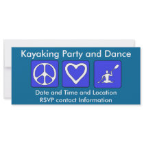 Peace Love Kayaking rack cards