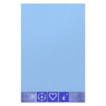 Peace Love Kayaking Stationery Design