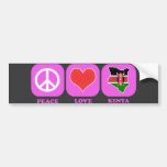 Peace Love Kenya Bumper Stickers