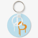 Peace & Love keychains by revedesign Peace & Love keychains