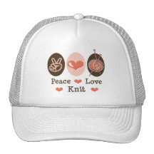 Peace Love Knit Hat