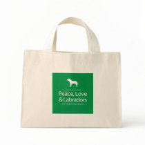 Peace, Love & Labradors bags