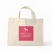 Peace, Love & Labradors bags