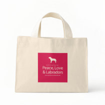 Peace, Love & Labradors bags