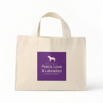 Peace, Love & Labradors bags