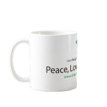 Peace, Love & Labradors mugs