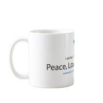 Peace, Love & Labradors mugs