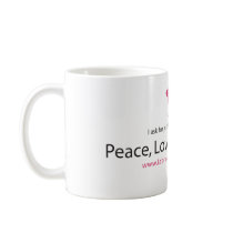 Peace, Love & Labradors mugs
