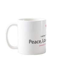 Peace, Love & Labradors mugs