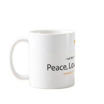 Peace, Love & Labradors mugs