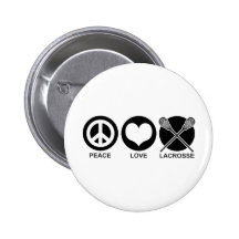 Peace Love Lacrosse Buttons