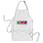 Peace, Love, Ladybugs Aprons