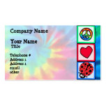 Peace, Love, Ladybugs Business Cards