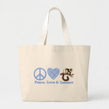 Peace, Love & Lemurs Bag