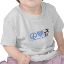 Peace, Love & Lemurs Tshirts